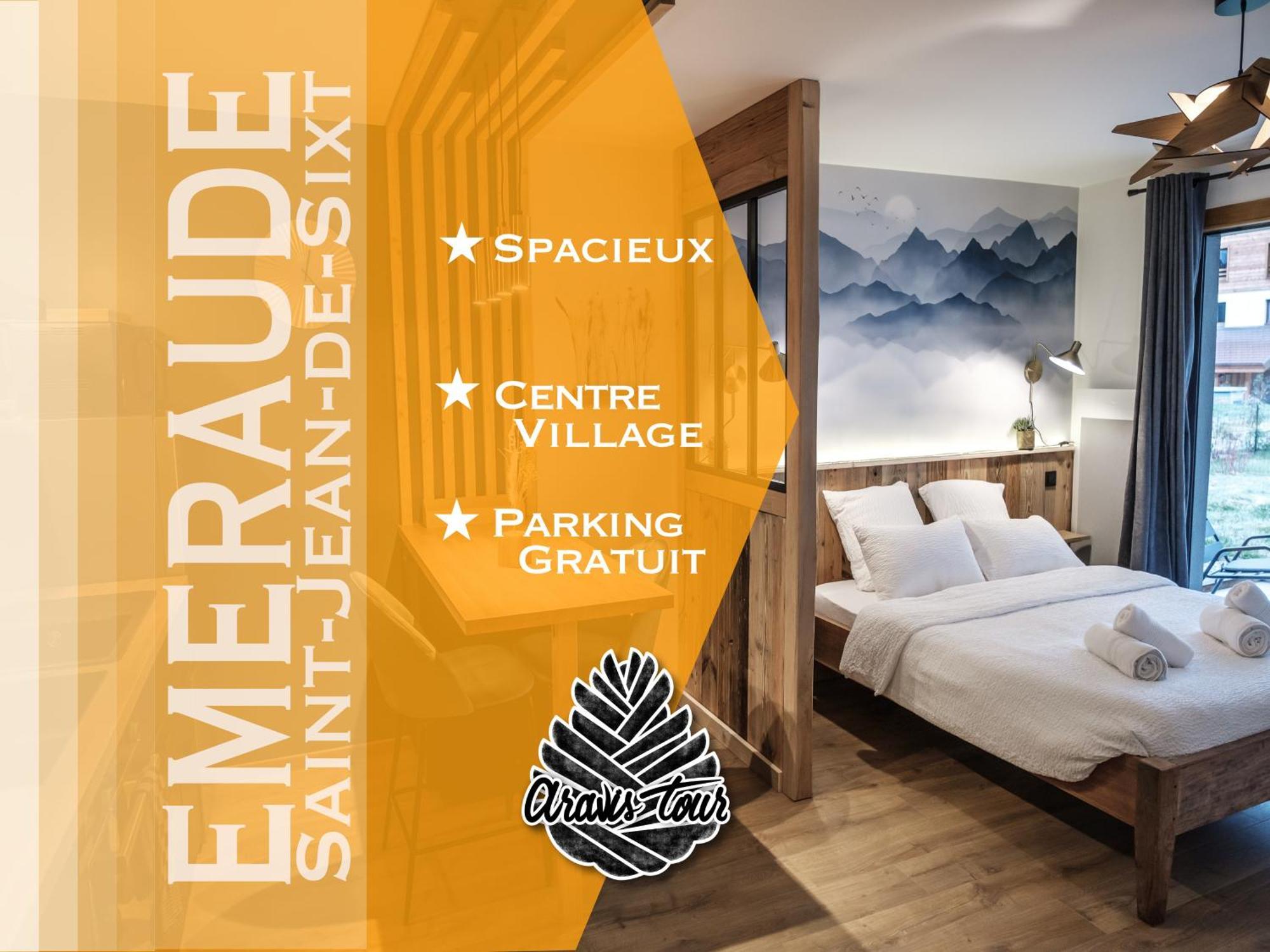 Residence Emeraude - Centre Village - Aravistour Сен-Жан-де-Сикст Экстерьер фото